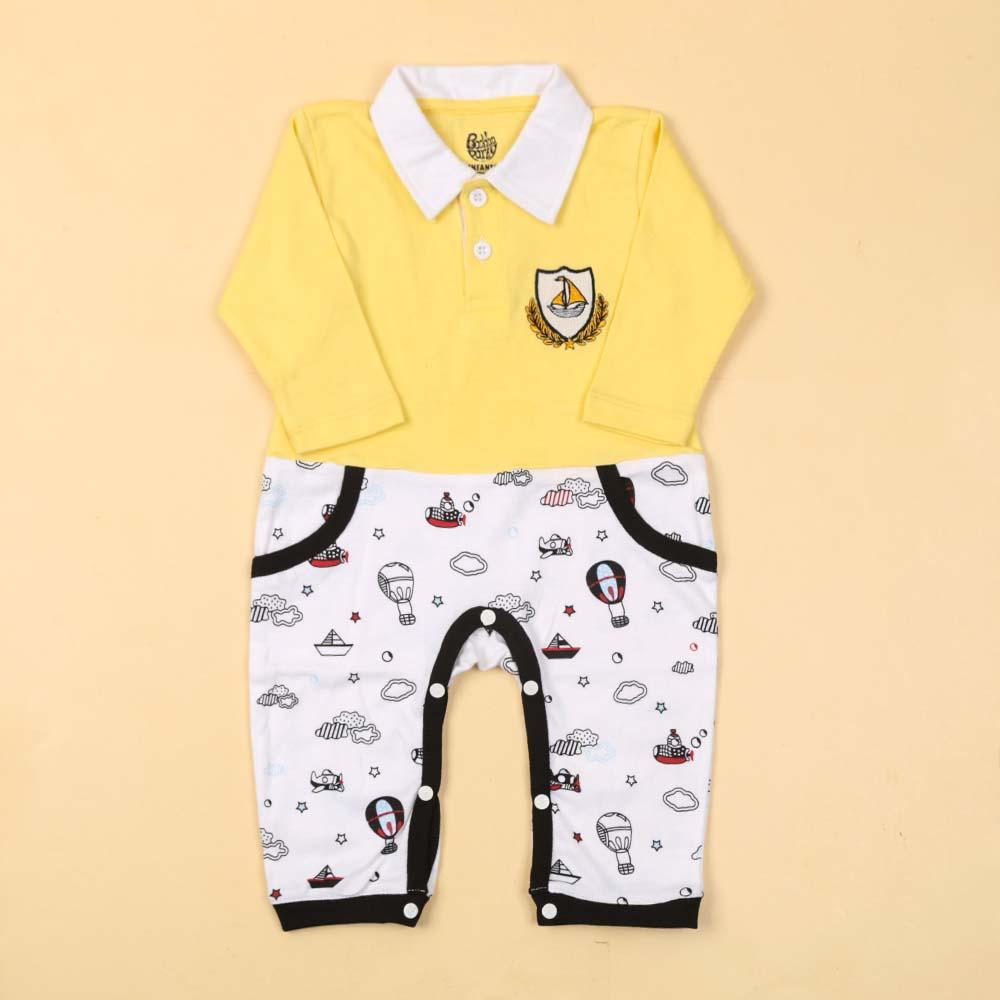 Adventure Romper For Boys - Yellow (IS-94)